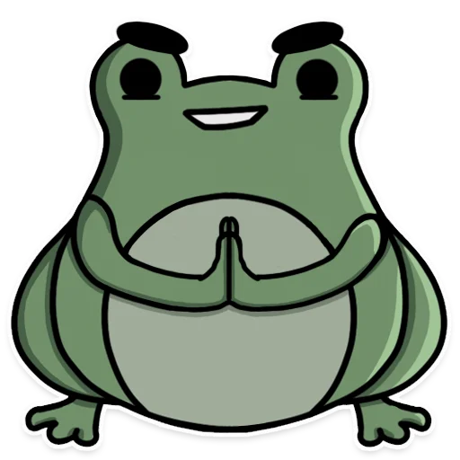 Frog's Fine Box sticker 😈