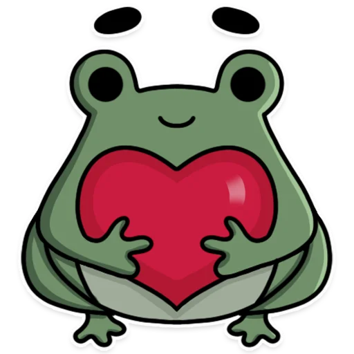 Frog's Fine Box sticker ❤️