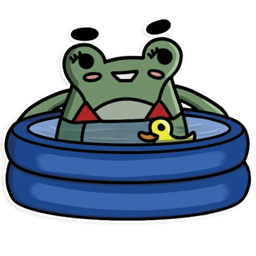 Frog's Fine Box sticker 😏