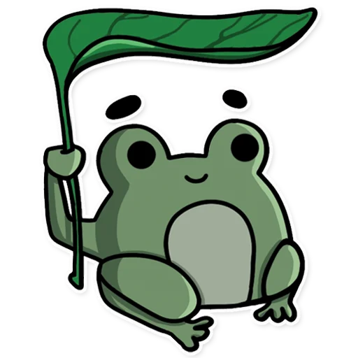 Frog's Fine Box stiker 🍃