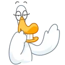 Эмодзи телеграм Funky Goose