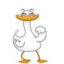 Funky Goose emoji 😌