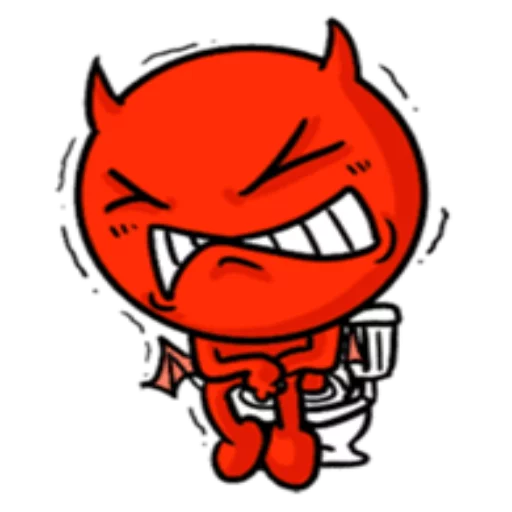 Funny Devil sticker 🚽
