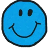 blue emoji 🫠