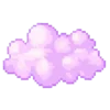 purple emoji ☁️