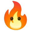 fire 1 emoji 😶