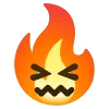 fire 1 emoji 😖