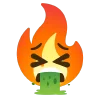 fire 1 emoji 🤮