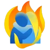 fire 1 emoji 🫂