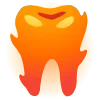 fire 1 emoji 🦷