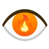 fire 1 emoji 👁