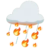 fire 2 emoji 🌧