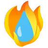 fire 2 emoji 💧