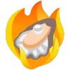 fire 2 emoji 🐚