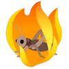 fire 2 emoji 🦗