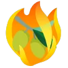 fire 2 emoji 🫒