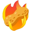 fire 2 emoji 🥜
