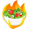 fire 2 emoji 🥗
