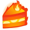 fire 2 emoji 🍰