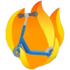 fire 2 emoji 🛴