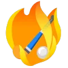 fire 3 emoji 🏑