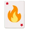 fire 3 emoji 🃏
