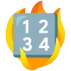 fire 3 emoji 🔢