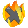 fire 3 emoji ✖️