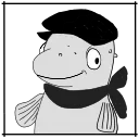Fish Emoji sticker 😗