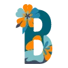 Емодзі телеграм цветочный шрифт
