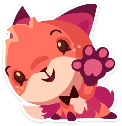 Фокси • Foxy sticker 😀
