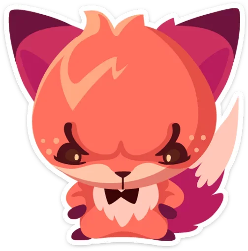Фокси • Foxy sticker 😠