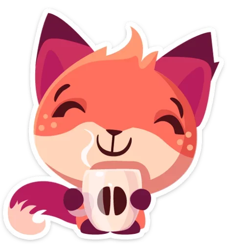 Фокси • Foxy sticker 😊