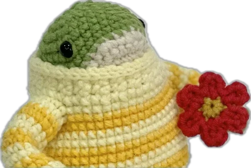 Лягушонок в свитере emoji 🌺