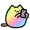 Эмодзи телеграм Gaming Cat