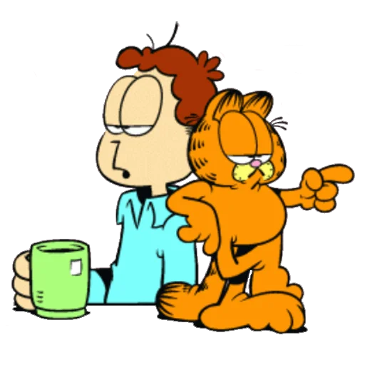 Garfield & friends naljepnica 👦