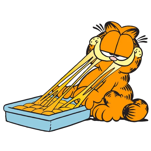 Garfield & friends stiker 🍞
