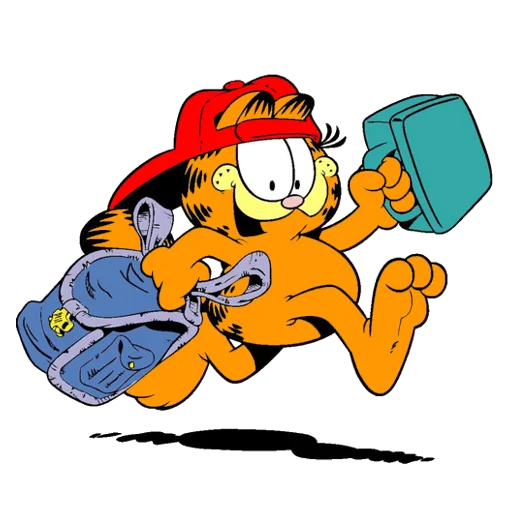Garfield & friends stiker 🎒