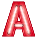 Telegram emoji Glowing Font