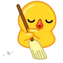 Gold Utya emoji 🧹