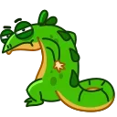Green Lezard emoji 😑