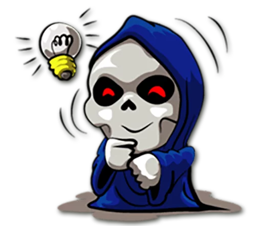 Telegram stickers Grim Reaper