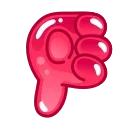 Gummy Bear Emoji sticker 👎