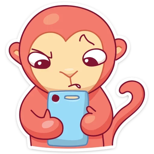 Monkey Gibby  sticker 📱