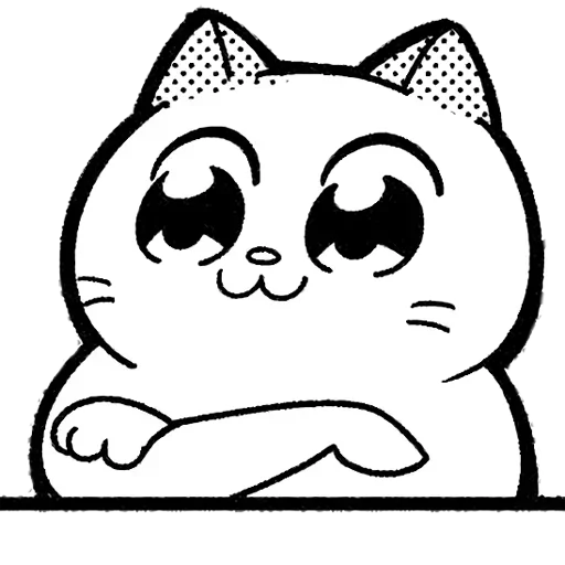Telegram stickers Гипнотизирующий Кот