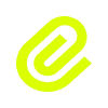 Кислотно зеленый алфавит emoji 📎