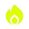 Кислотно зеленый алфавит emoji 🔥