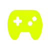Кислотно зеленый алфавит emoji 🎮