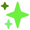 Random green emoji ✨