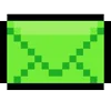 Random green emoji ✉️